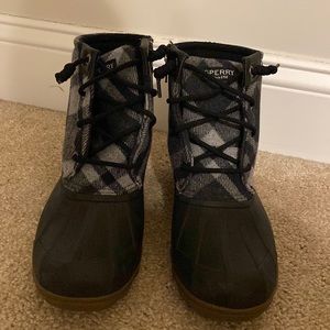 Women’s Sperry Plaid Wool Duck Boots